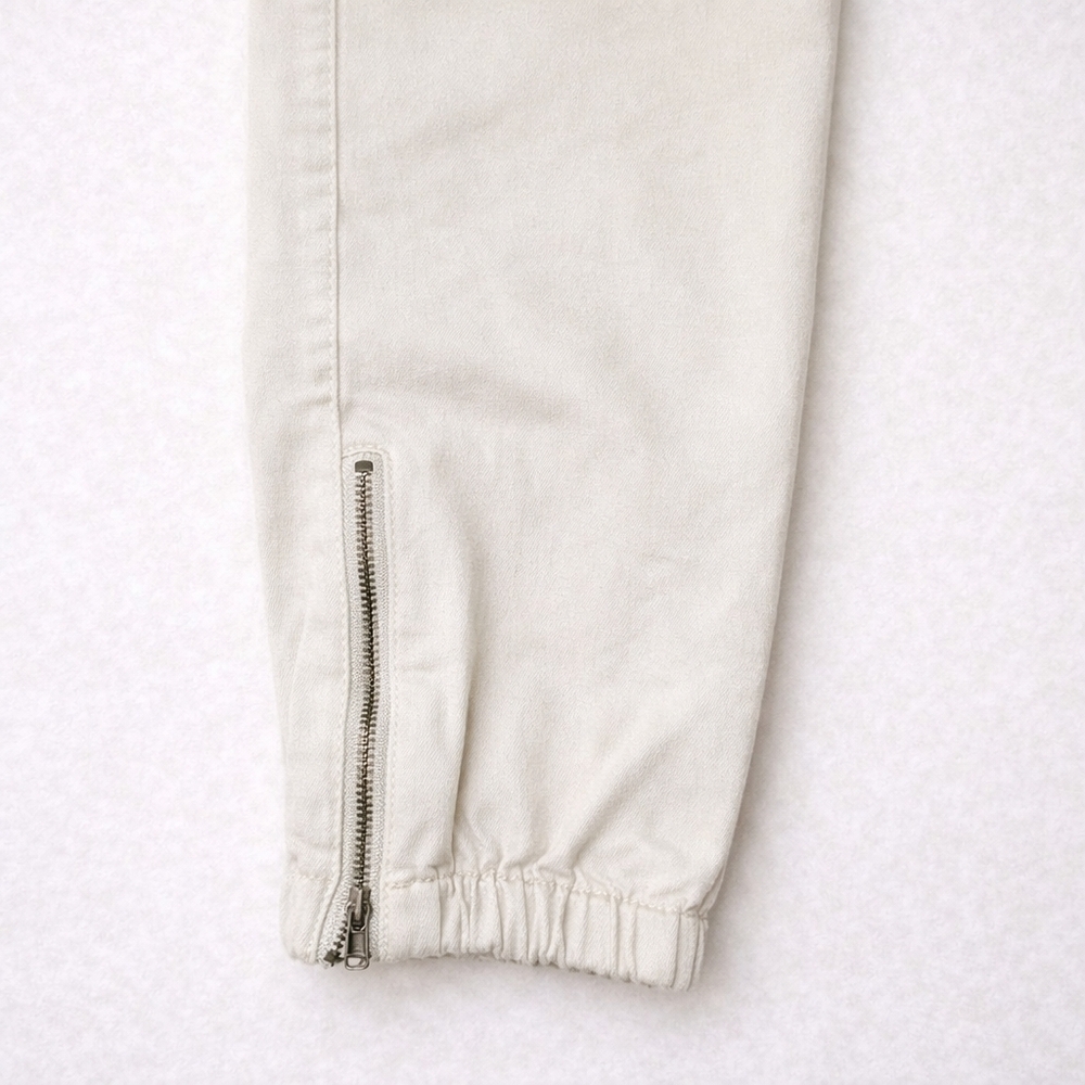 CAbi Compass Chore Utility Pant Size 6 Oyster Neutral Jogger Ankle Zip Pants - Picture 7 of 11